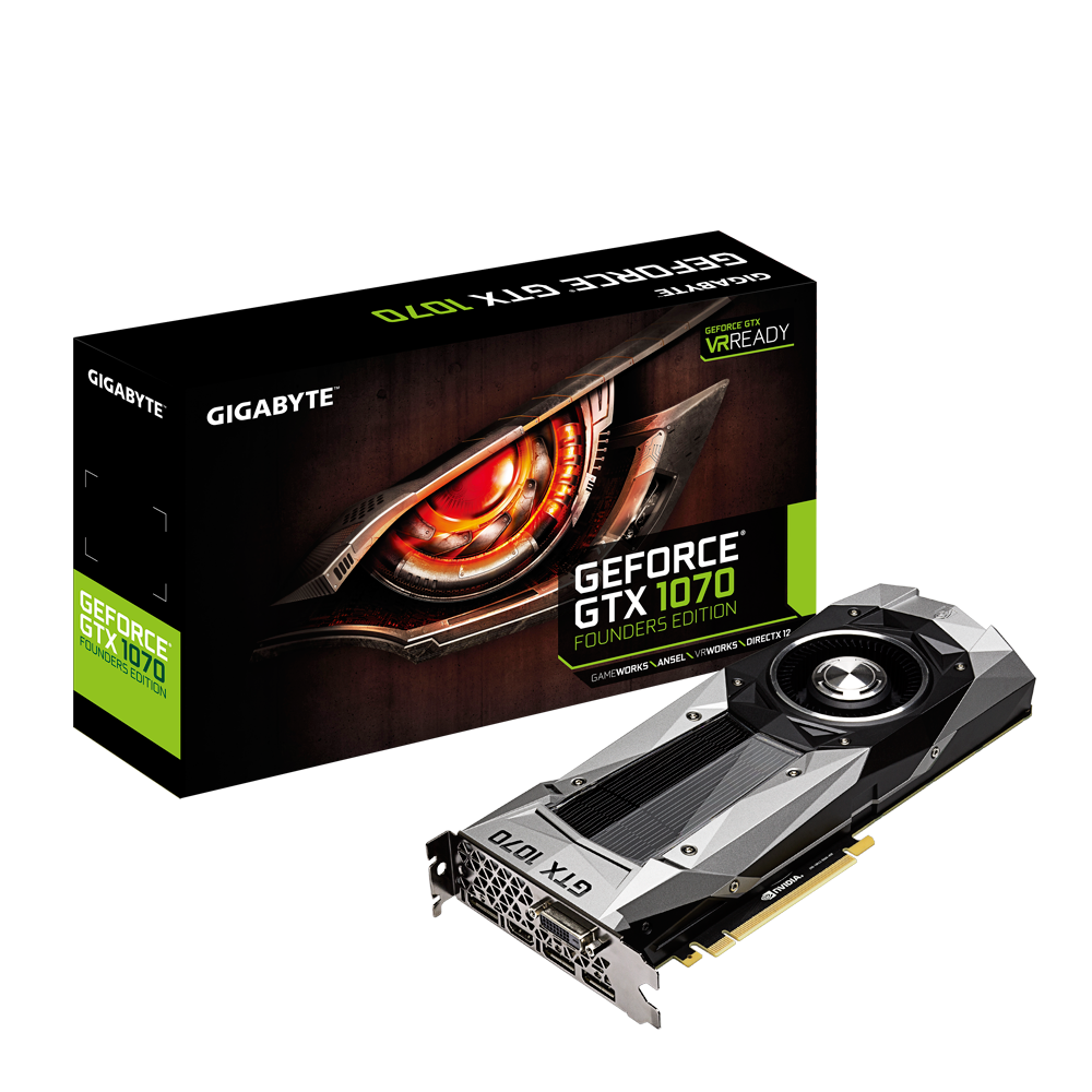GeForce® GTX 1070 Founders Edition 8G 支持与下载| 显卡- GIGABYTE